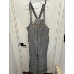 ESP Men's Vintage Y2K Ski Bib, Gray, Size XL